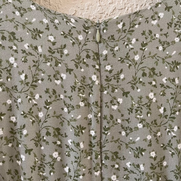 Reformation Lacey Sun Dress Floral Midi Feminine Coquette Cottagecore Green 10 - Picture 10 of 16